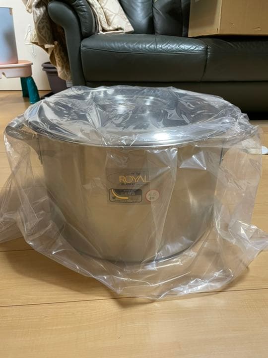 新品未使用　半寸胴　ステンレス　45cm