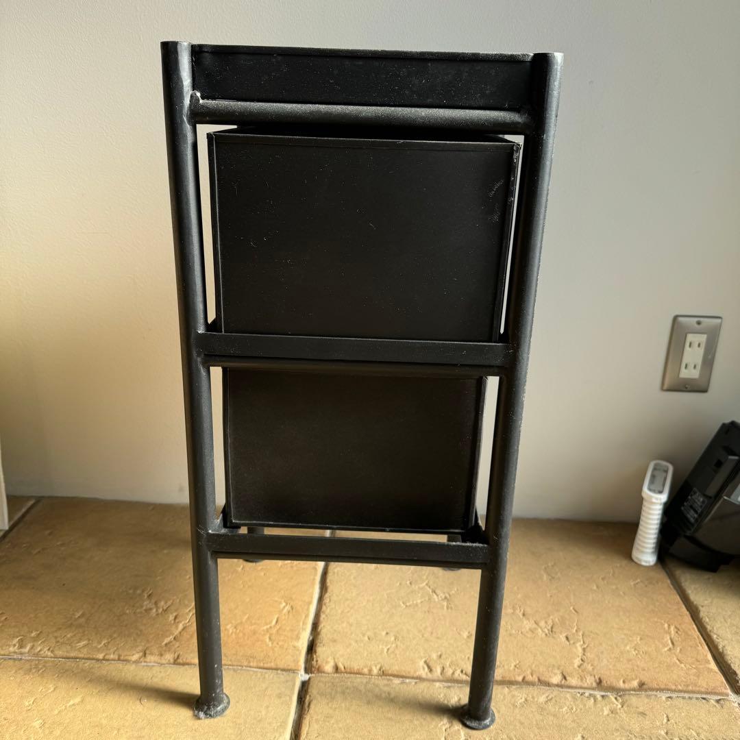 美品 ジャーナルスタンダードファニチャー ギデル 2ドロワーズチェスト アイアン