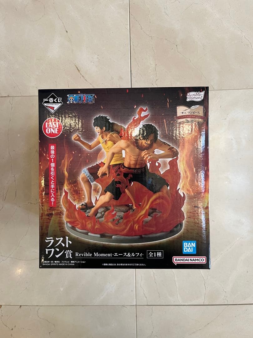 新品未開封 ワンピース 一番くじ ラストワン賞 エース ルフィ - メルカリ