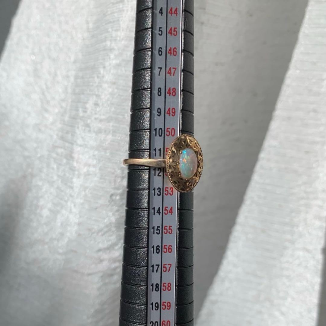 tatsuo nagahata オパールリング K10 作家ジュエリー - メルカリ