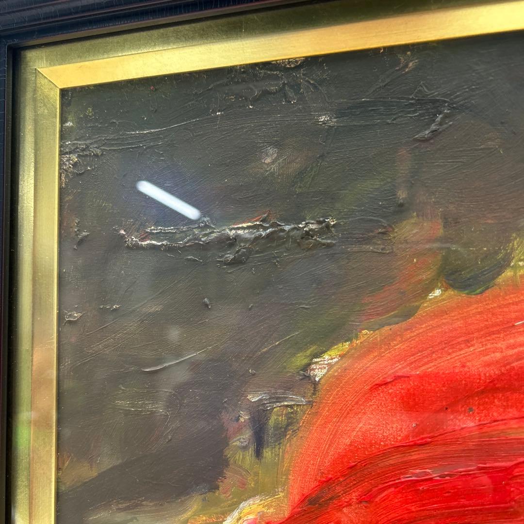 5675 織田広喜「少女」油彩8号 直筆サイン