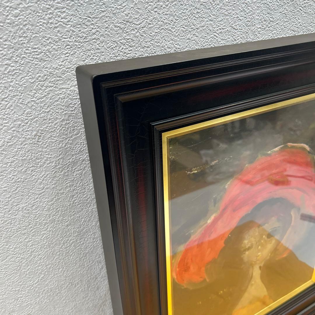 5675 織田広喜「少女」油彩8号 直筆サイン