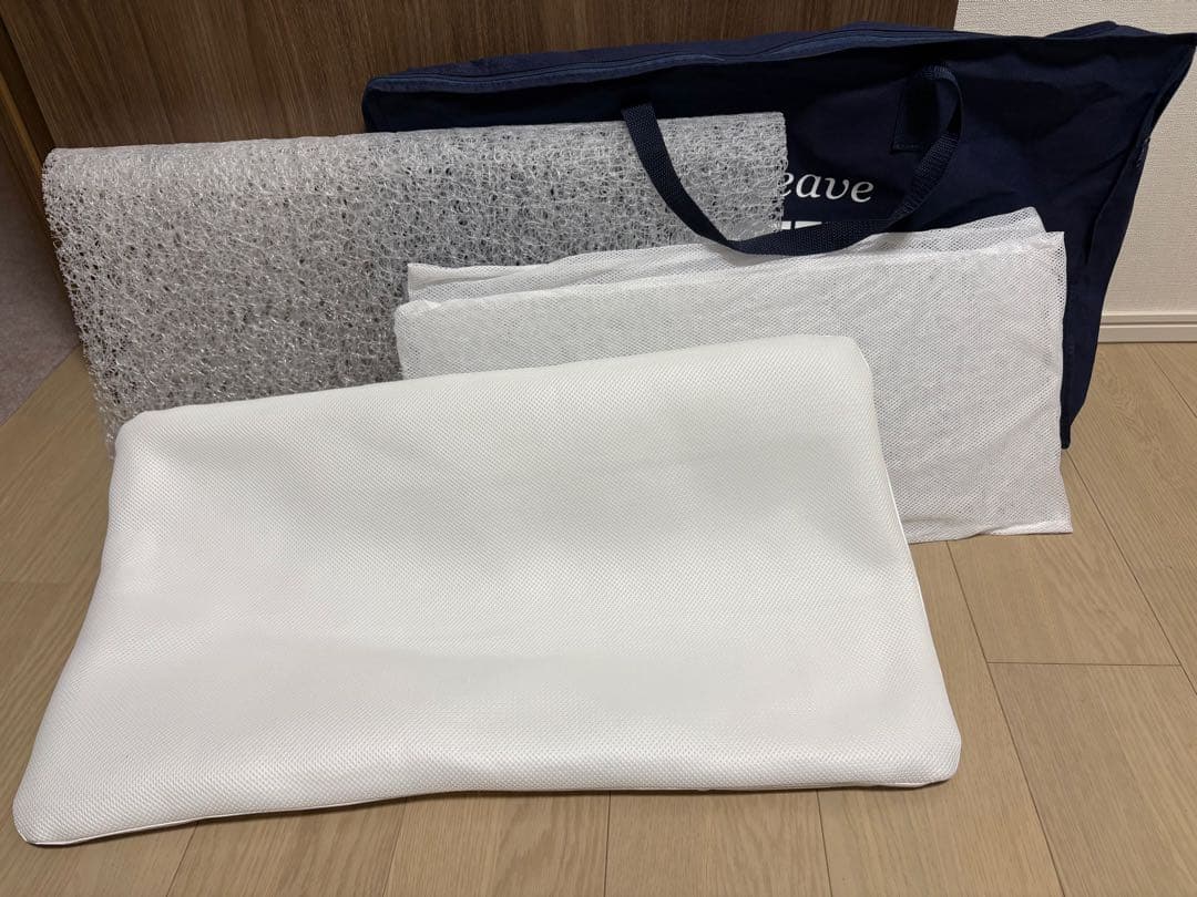 エアウィーヴ 枕 S-LINE 幅66×長さ40 高さ7-11cm 収納バッグ付