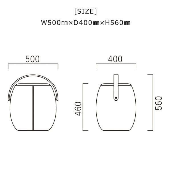 新品未使用 ハンドル付きスツール 軽量 北欧 おしゃれ かわいい ブラウン