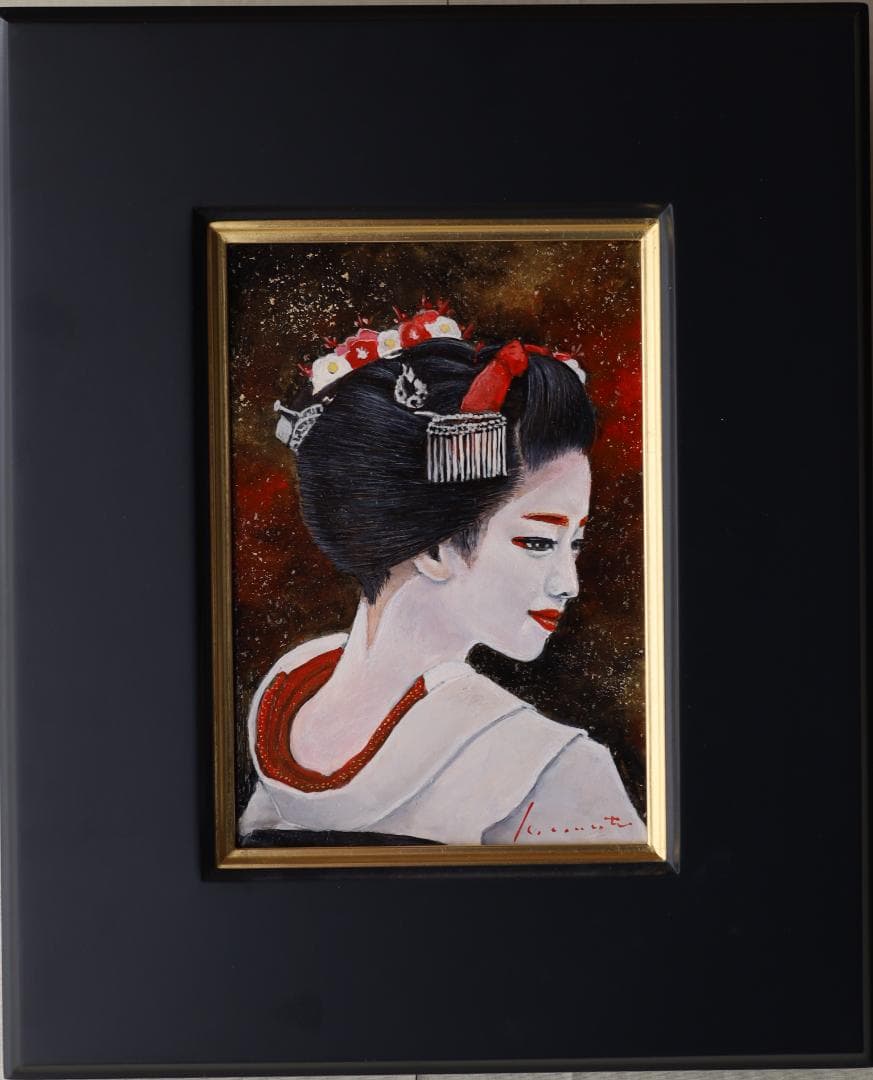 『戻り橋 （もどりばし）』　油彩肉筆画 清原啓一 『遊鶏』 油彩画 - 北海道画廊