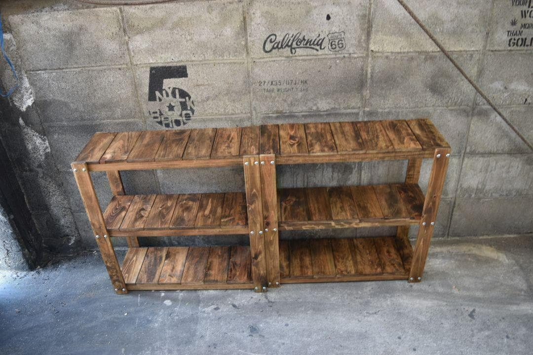 【送料無料】男前インテリア　茶色　インダストリアル　男前　ハンドメイド　6022