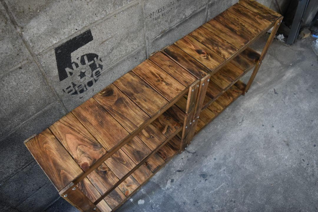 【送料無料】男前インテリア　茶色　インダストリアル　男前　ハンドメイド　6022