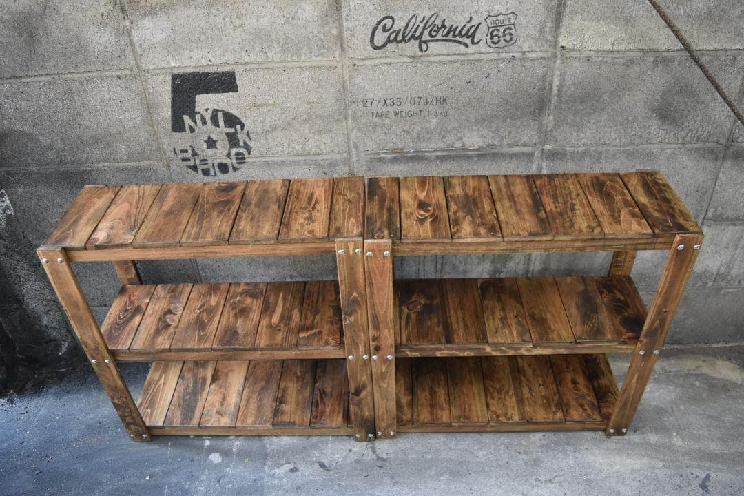 【送料無料】男前インテリア　茶色　インダストリアル　男前　ハンドメイド　6022