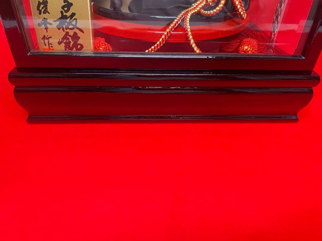 羽子板　振袖　ガラスケース１３号・サイズ間口約２９×奥行約１９×高さ約５５㎝