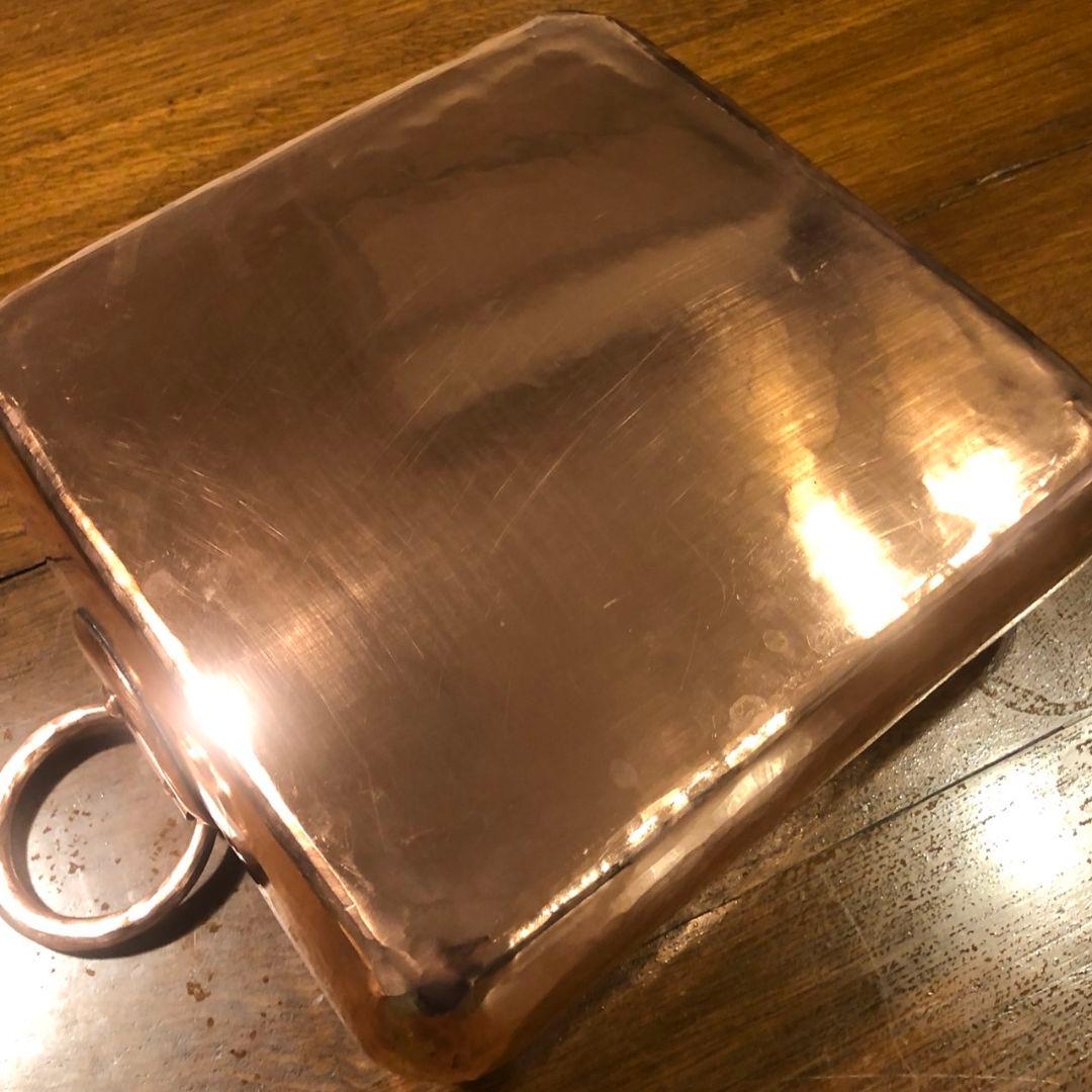 有次　おでん鍋　銅鍋　28センチ角大