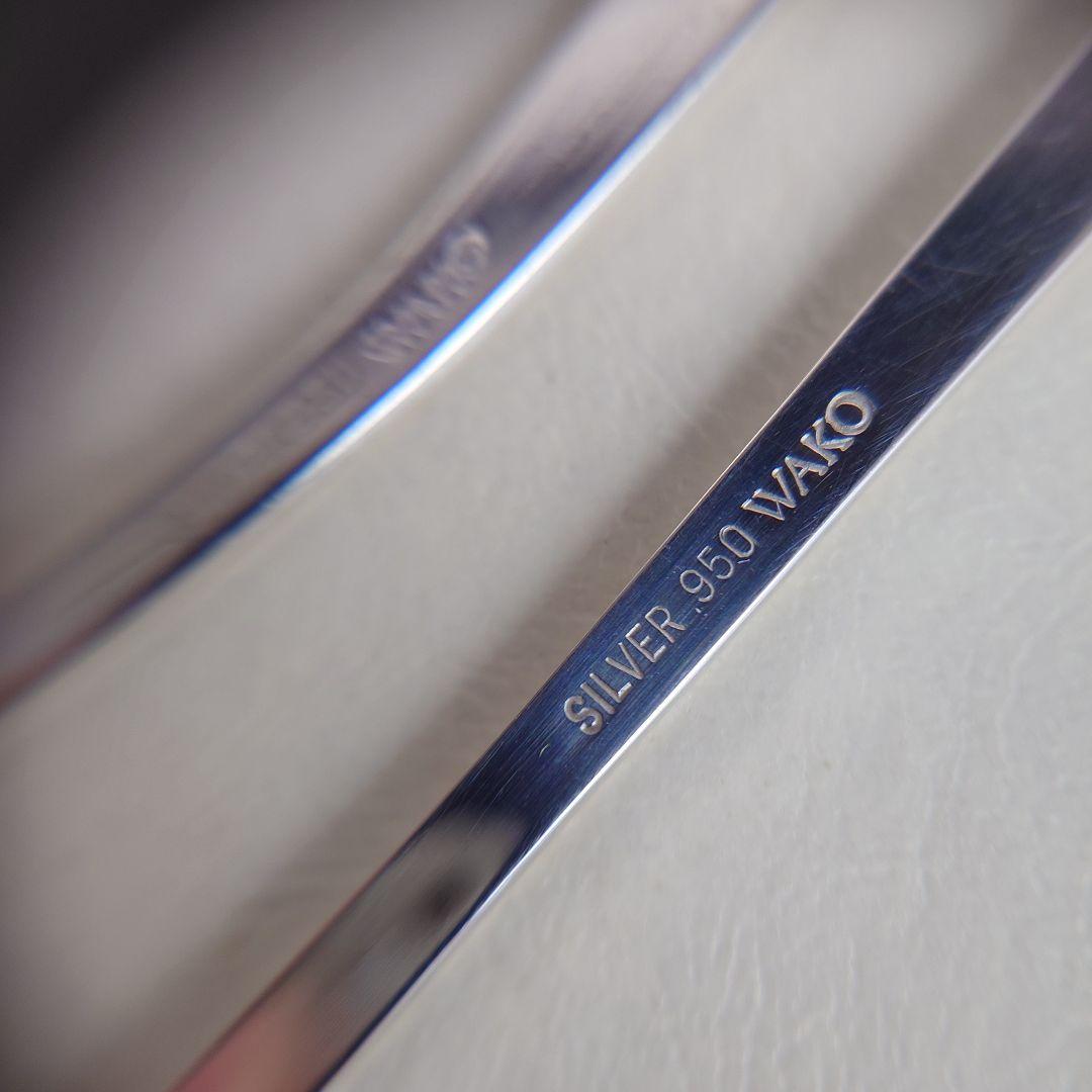銀製　純銀　シルバー950 銀座WAKO 和光　菓子楊枝　6本組　38.2g