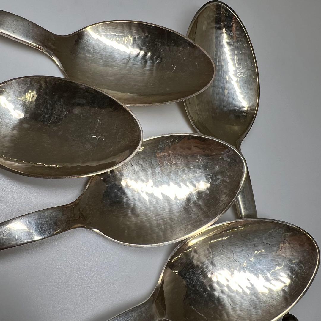 ジョージジェンセン 最高峰 ブロッサム ディナースプーン 5本組 袋付