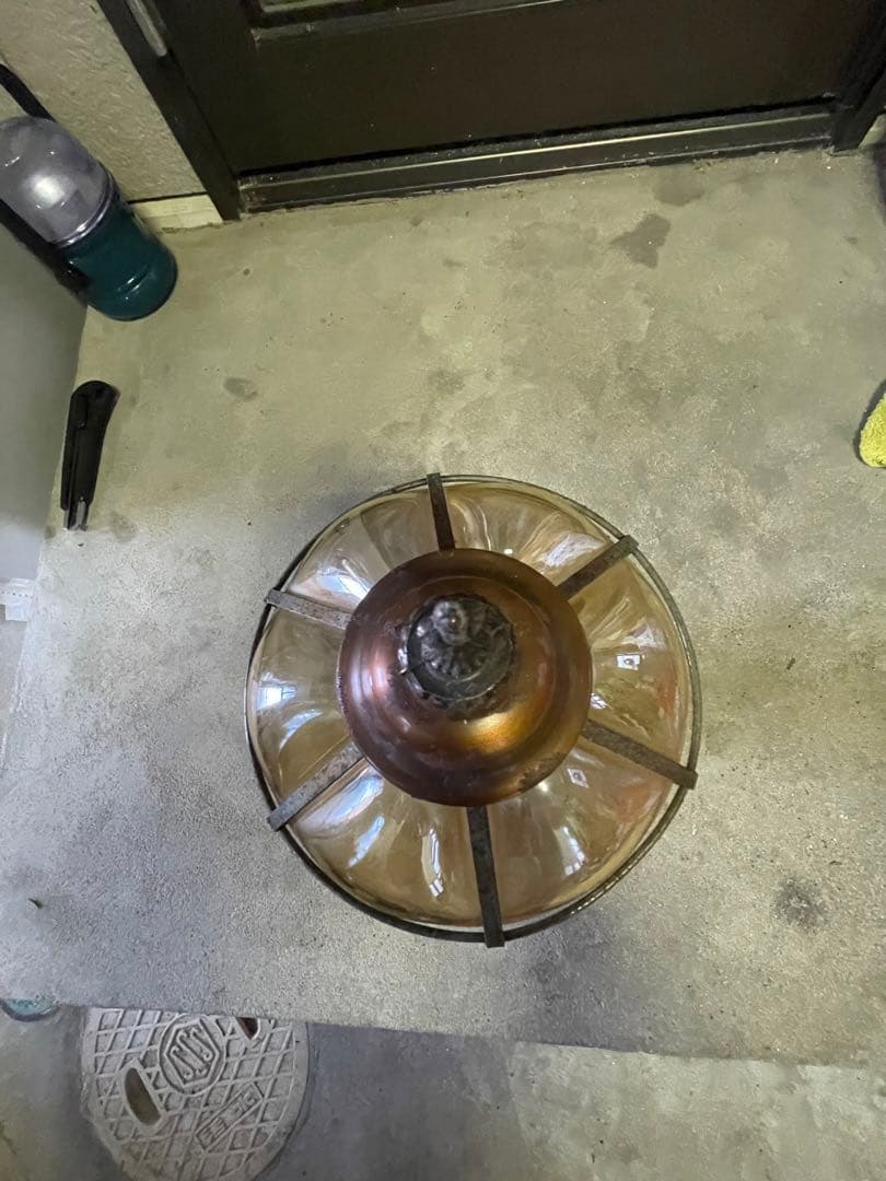 昭和レトロ　純喫茶　壁掛けでも天井でも　アンティーク　気球型ランプ