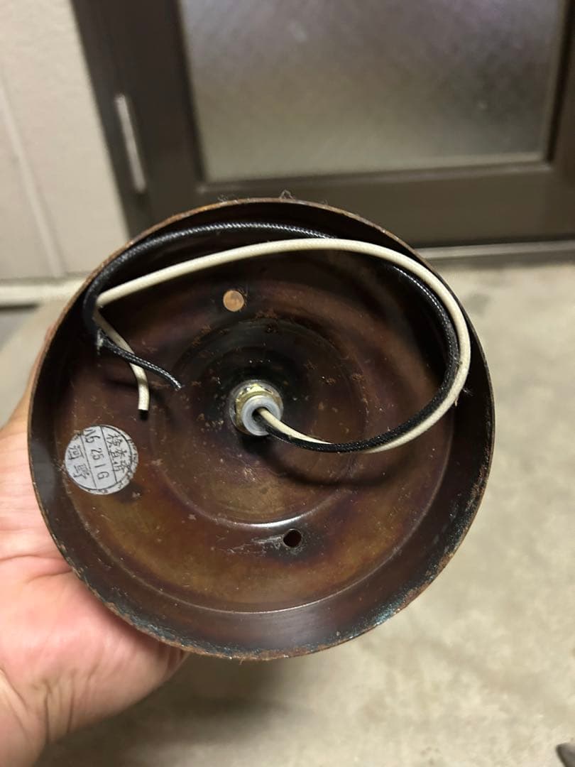 昭和レトロ　純喫茶　壁掛けでも天井でも　アンティーク　気球型ランプ