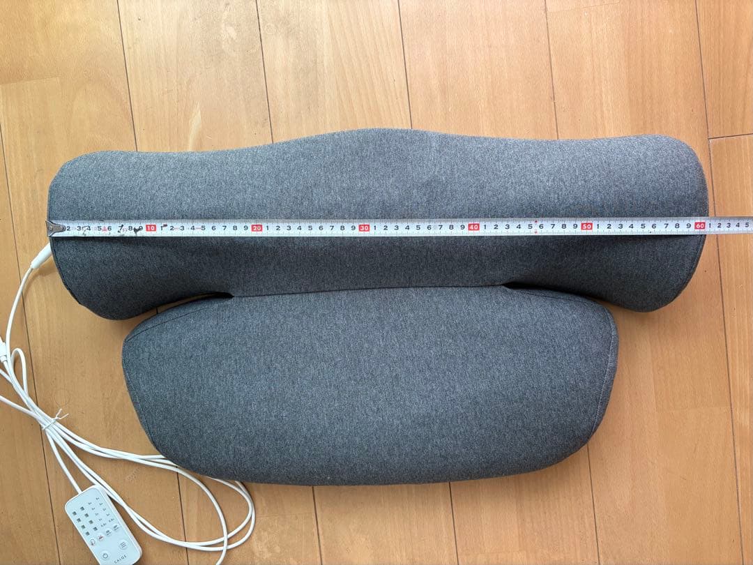 CALQS ダブル枕　グレー 約60cm x 30cm