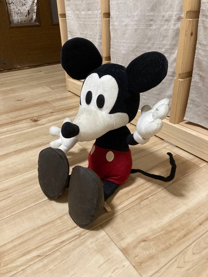 昭和レトロ　アンティーク　ミッキーマウス　ディズニーランド復刻トートバック