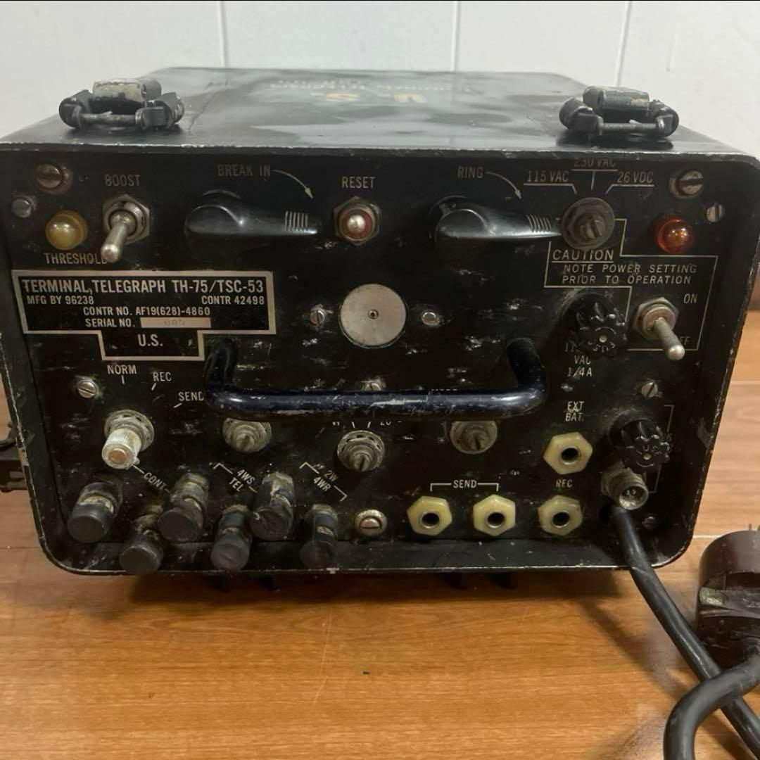 米軍　実物　TERMINAL TELEGRAPH TH -75/TSCー53