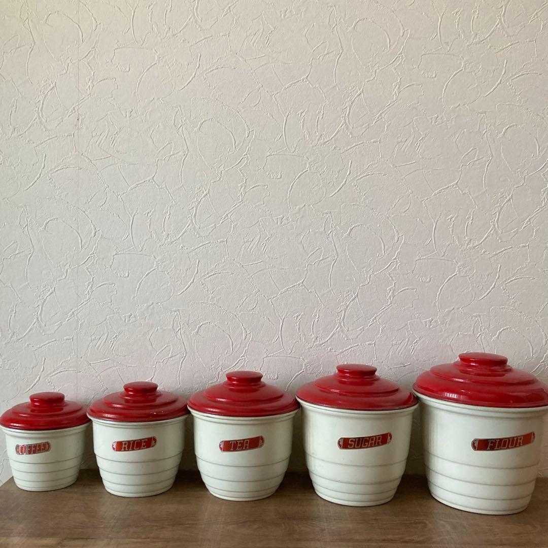 1930s Villa-Ware Beehive アルミ キャニスター