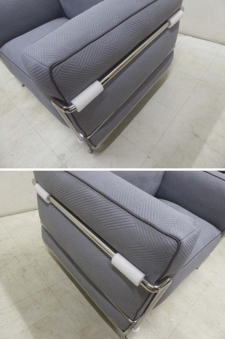 新品未使用品 正規品■Cassina■定価130万円 LC3 3 １Pソファ-2