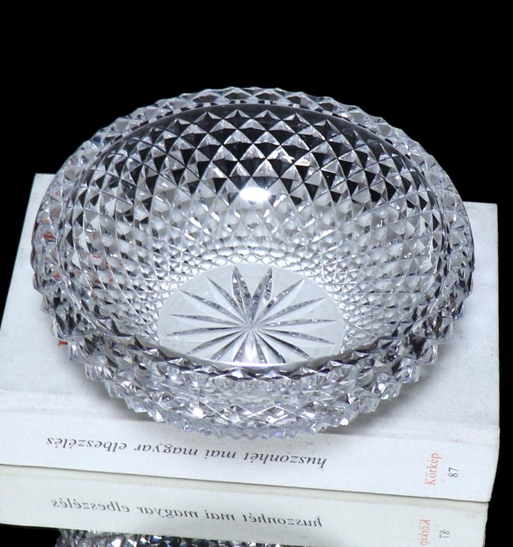 オールド・バカラ 1910年頃 最高級 春海好み 霰切子大型丸鉢 深皿 懐石道具