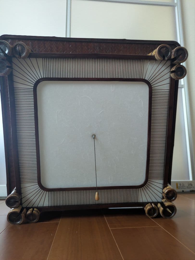 【昭和レトロ】竹製吊り下げ式照明器具　蛍光灯