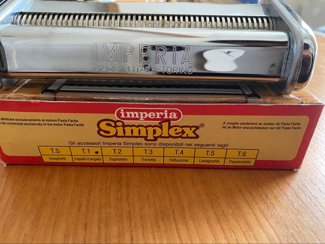 Imperia SP-150 パスタマシン（専用カッター×２付き）