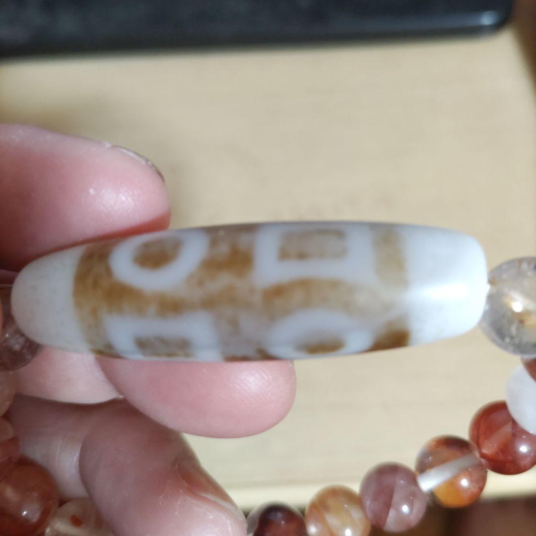 日月星天珠とライモナイトクォーツとルチルクォーツ