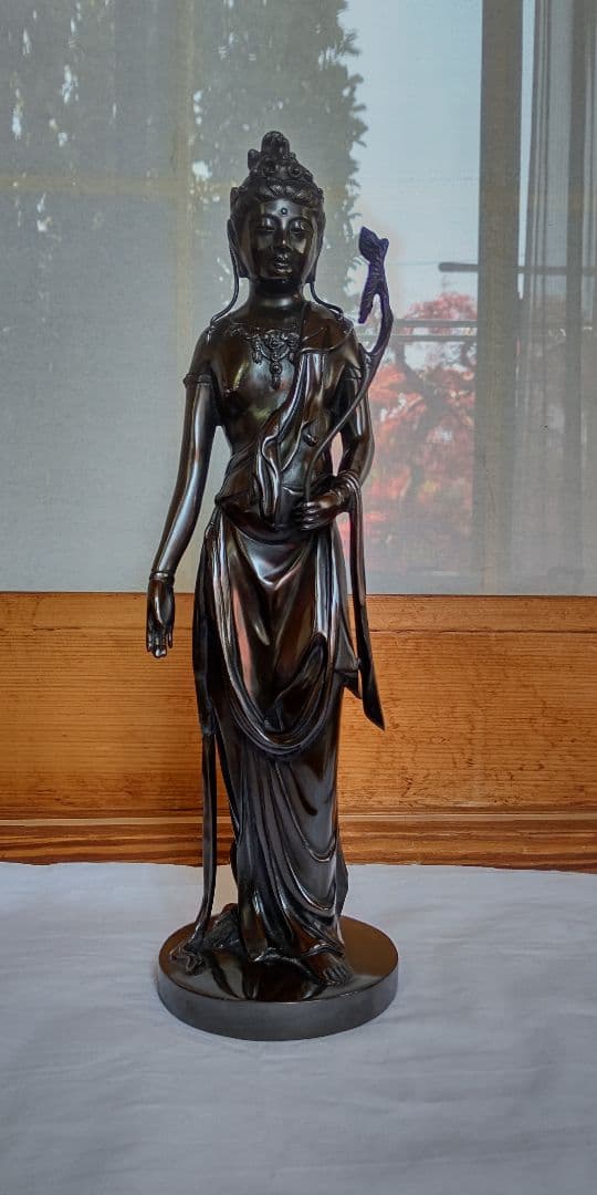 はろはろさん専用☆値下げ！観音様　ブロンズ像　銅像　天苗山 秀麓斎　39cm