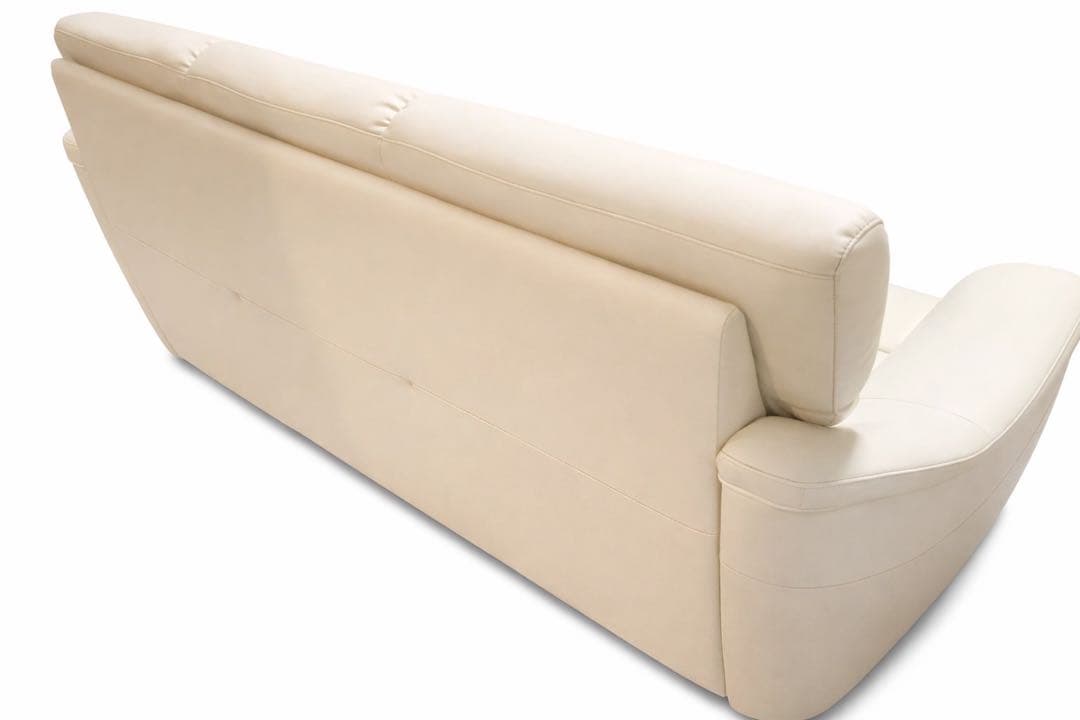 ３人掛けソファ　アイボリー　東京インテリア