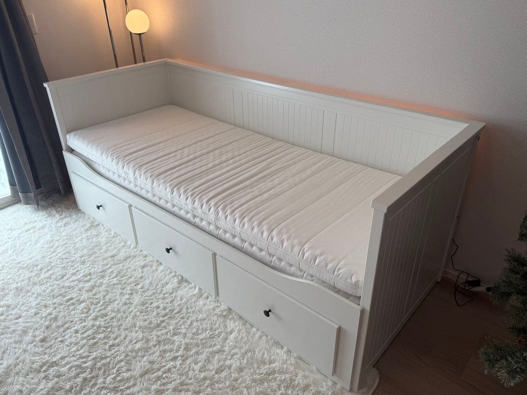 k*l様 HEMNES ヘムネス　デイベッド 引き出し3/マットレス2付き引き取