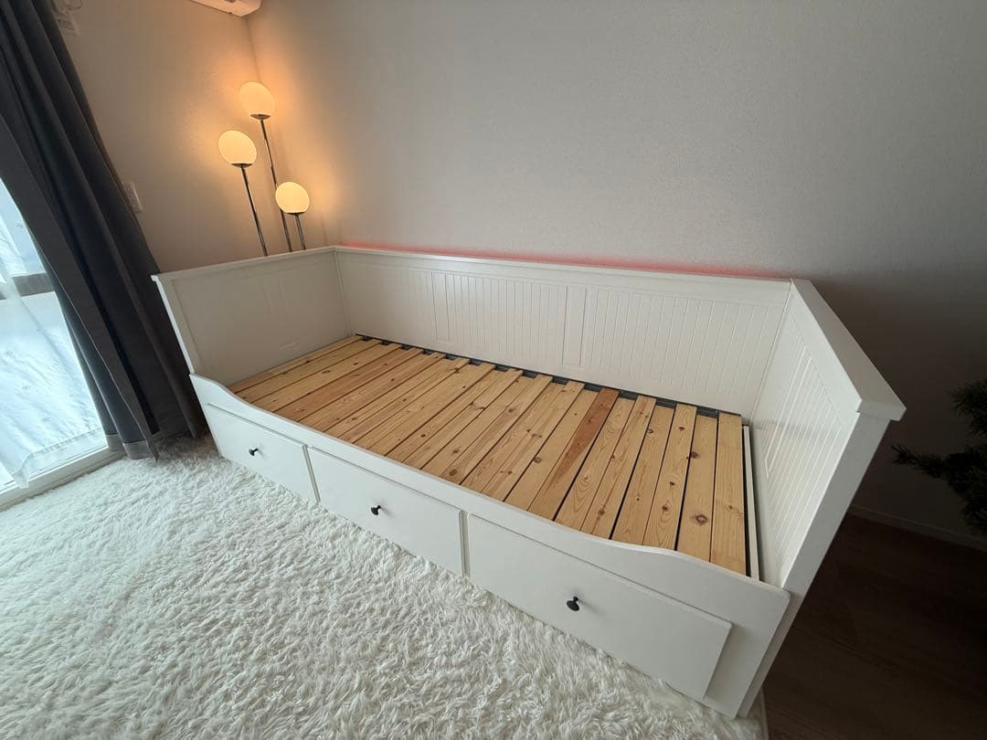 k*l様 HEMNES ヘムネス　デイベッド 引き出し3/マットレス2付き引き取
