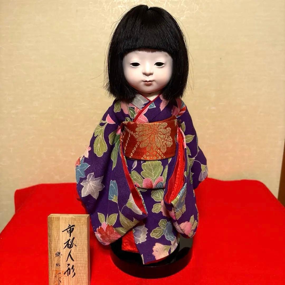 市松人形　「味岡映水」作　新品