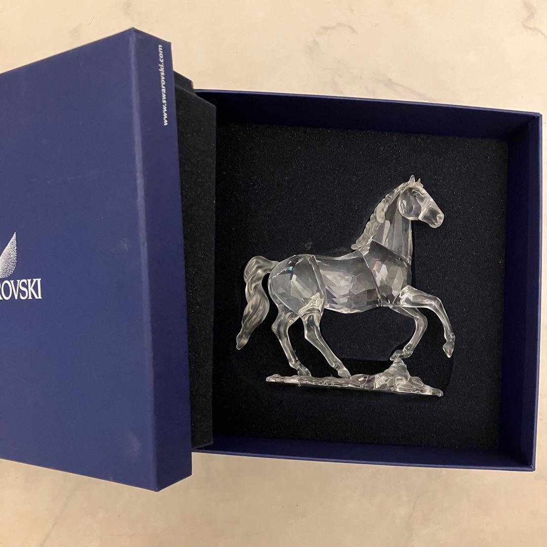 スワロフスキー SWAROVSKI 馬　ホース　スタリオン　オブジェ　置物