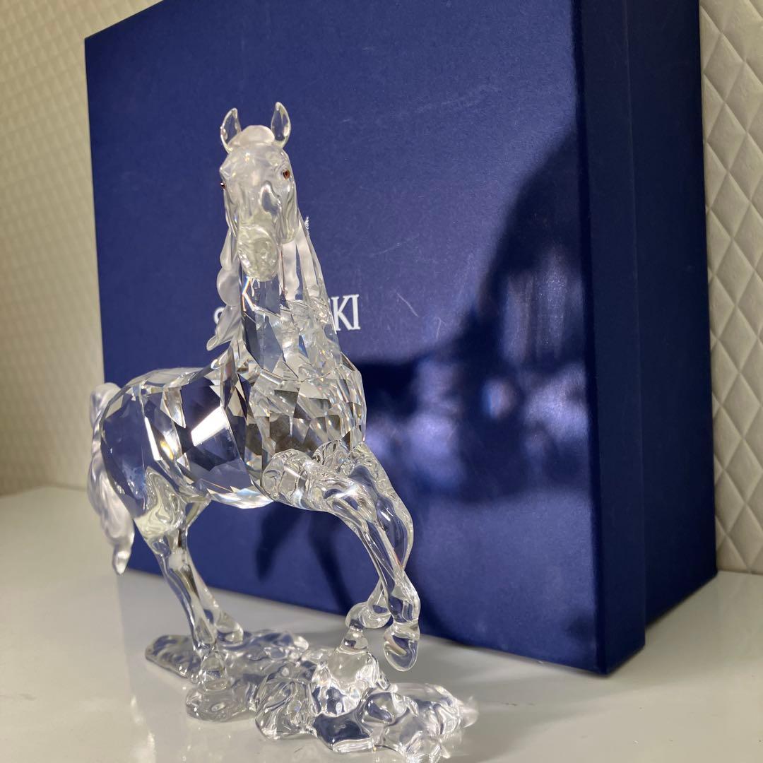 スワロフスキー SWAROVSKI 馬　ホース　スタリオン　オブジェ　置物