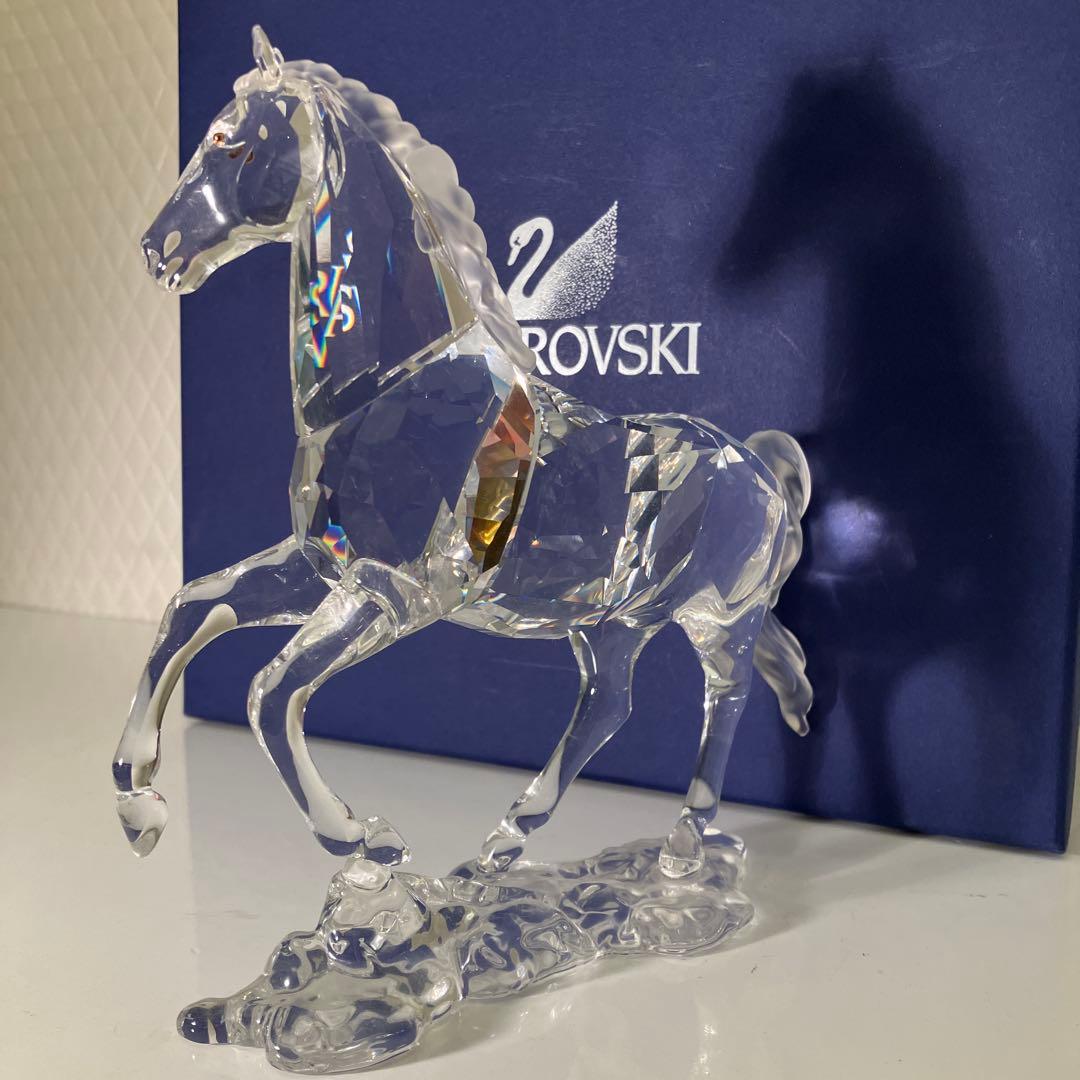 スワロフスキー SWAROVSKI 馬　ホース　スタリオン　オブジェ　置物