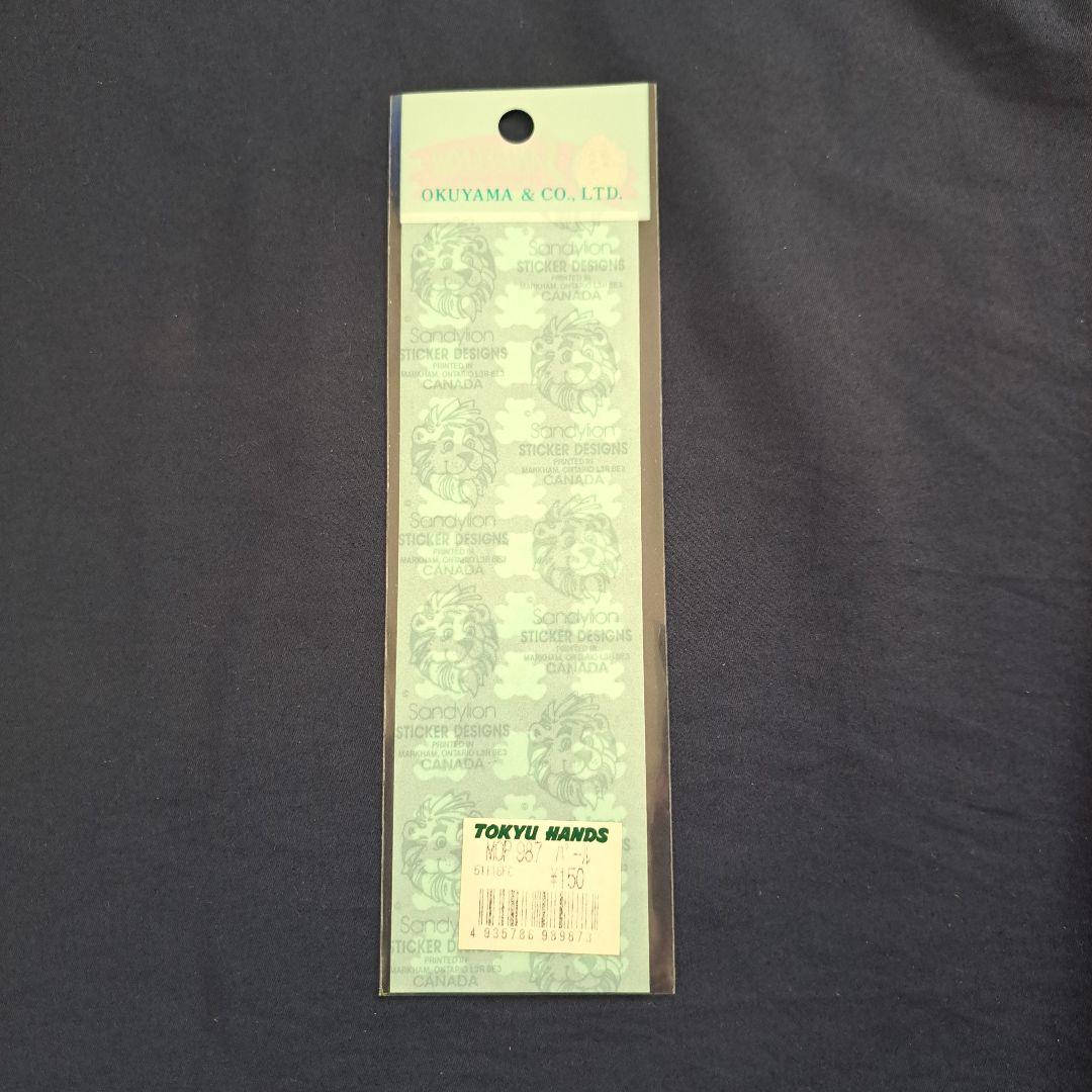 SANDYLION 新品未開封 オーロラ ミニハートベア クマ シール 希少