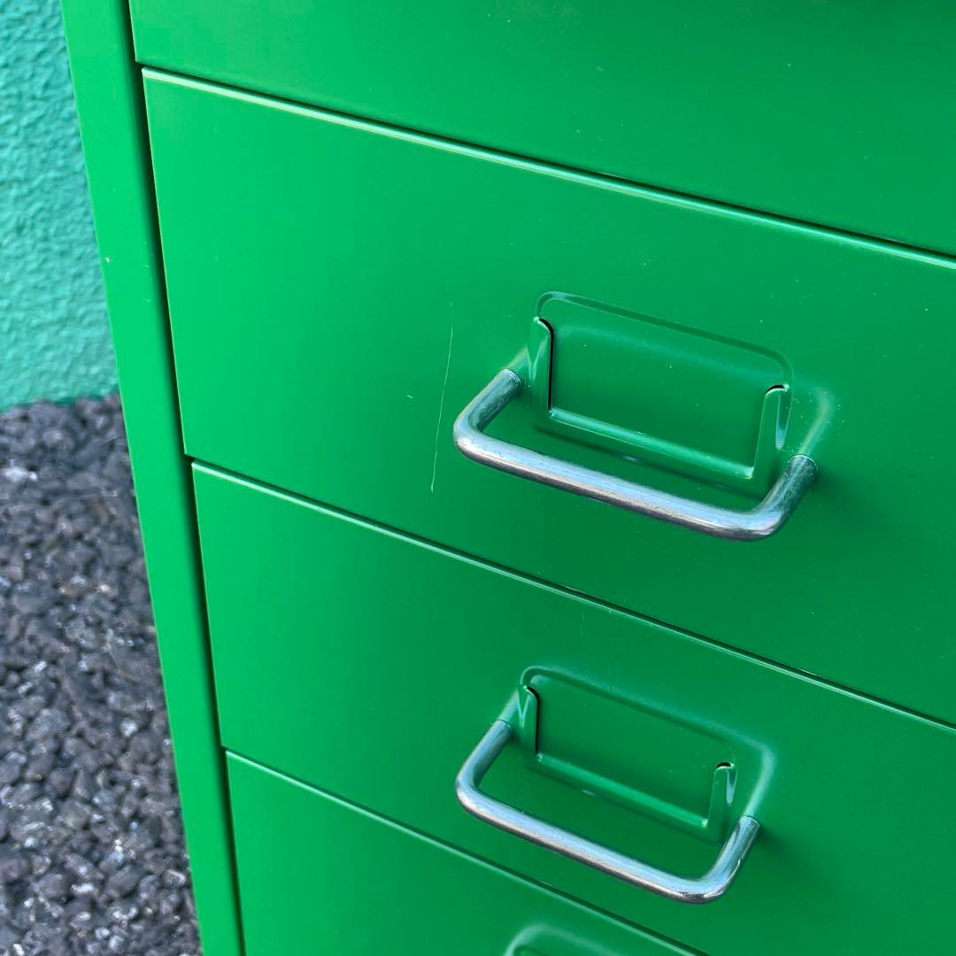 廃盤 IKEA イケア HELMER ヘルメル キャビネット チェスト グリーン