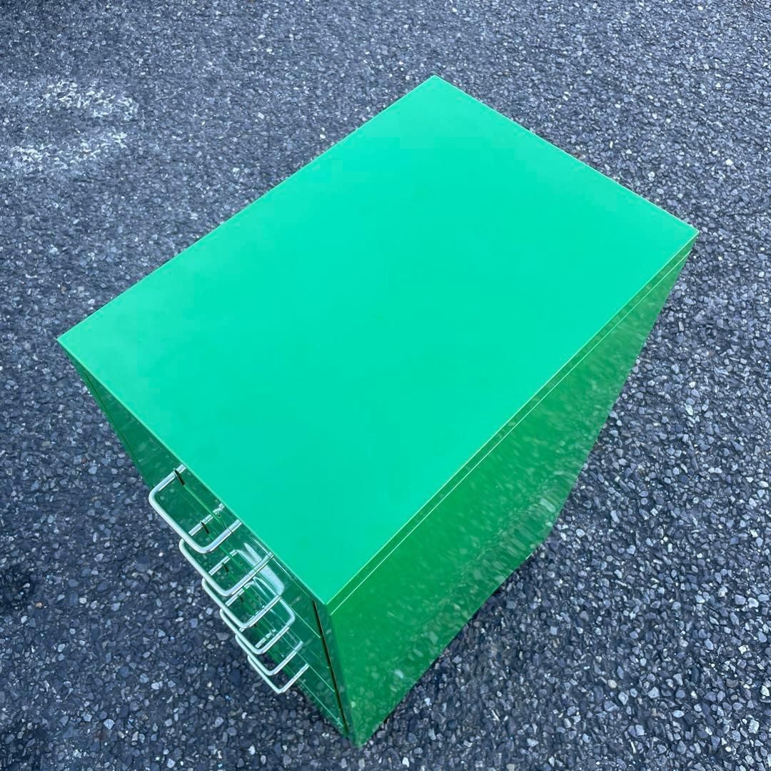 廃盤 IKEA イケア HELMER ヘルメル キャビネット チェスト グリーン