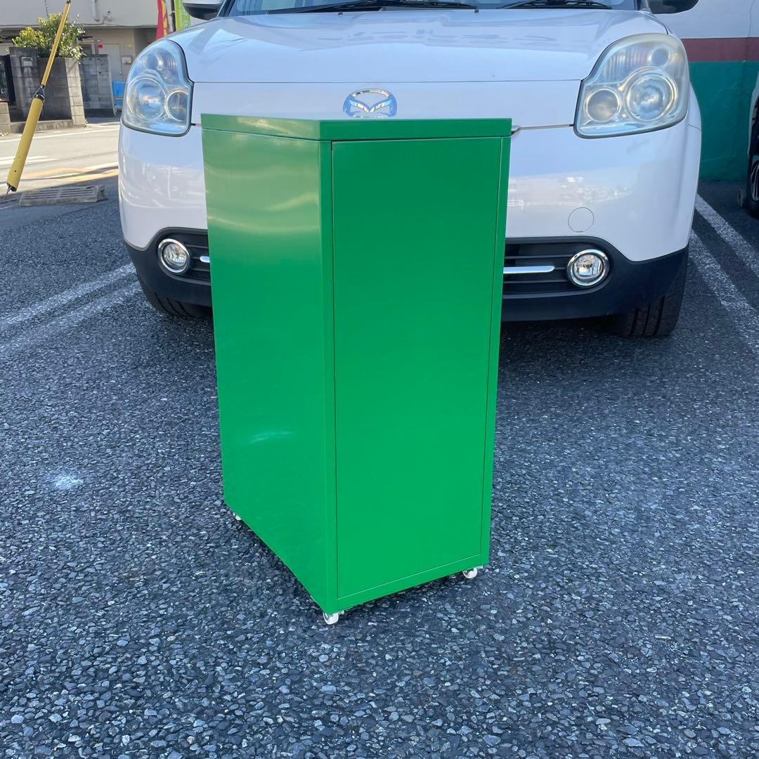 廃盤 IKEA イケア HELMER ヘルメル キャビネット チェスト グリーン