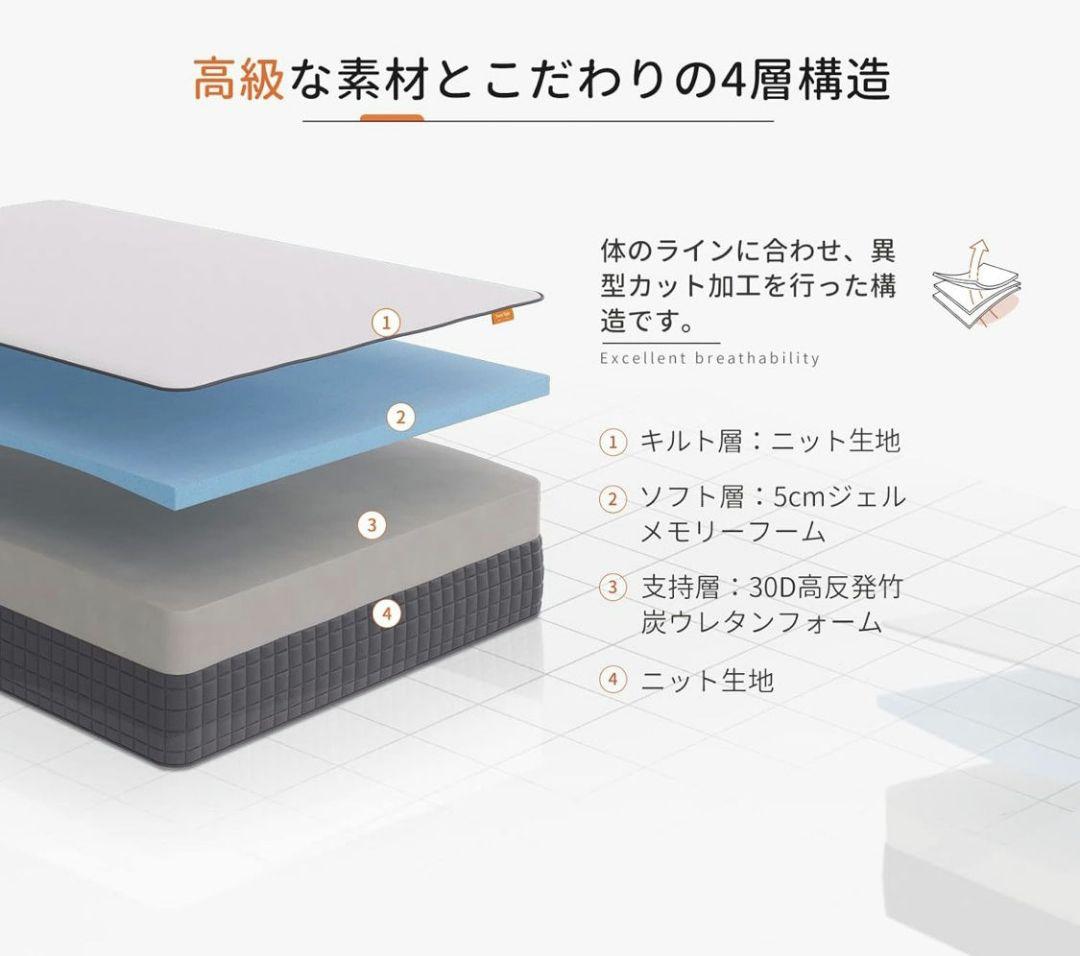 Sweetnight　マットレス　シングル　高反発ウレタンマットレス