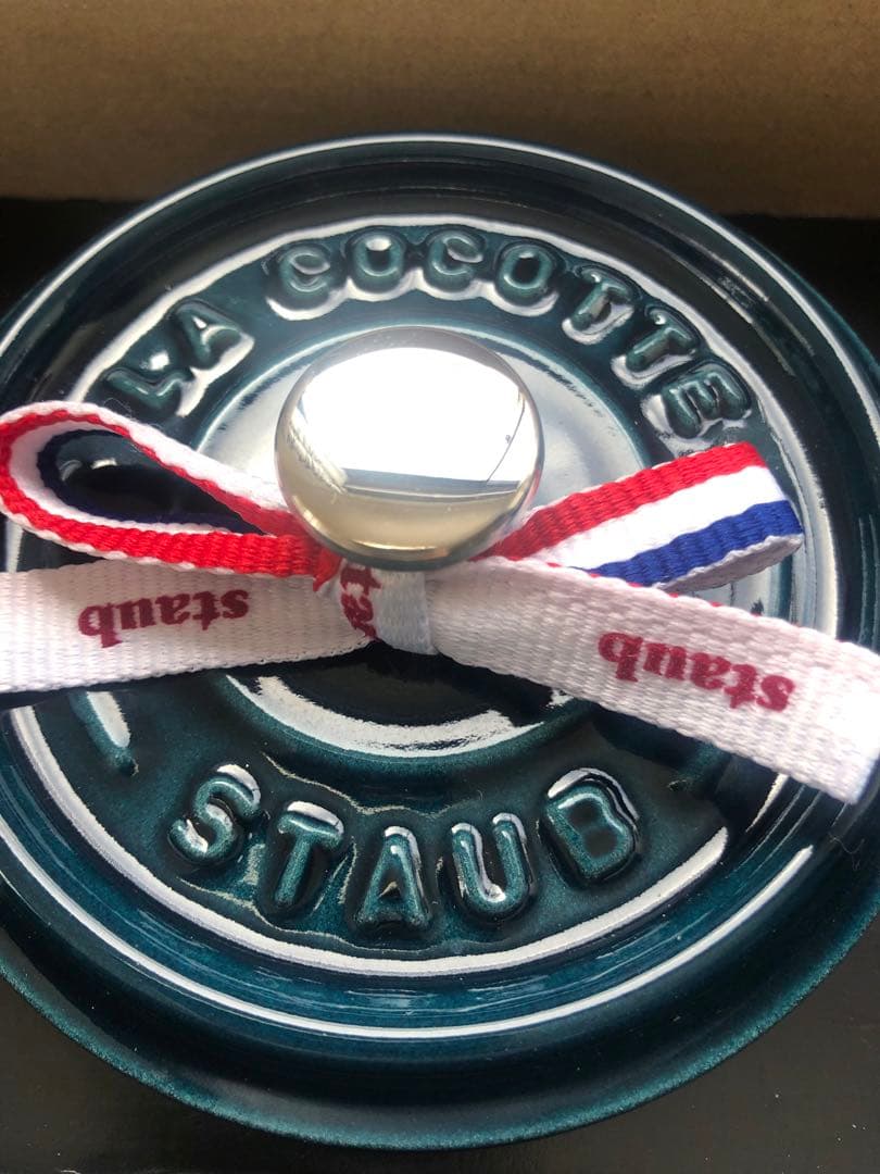 【新品】ストウブ ピコココットラウンド10cm ラ・メール (生涯保証付)