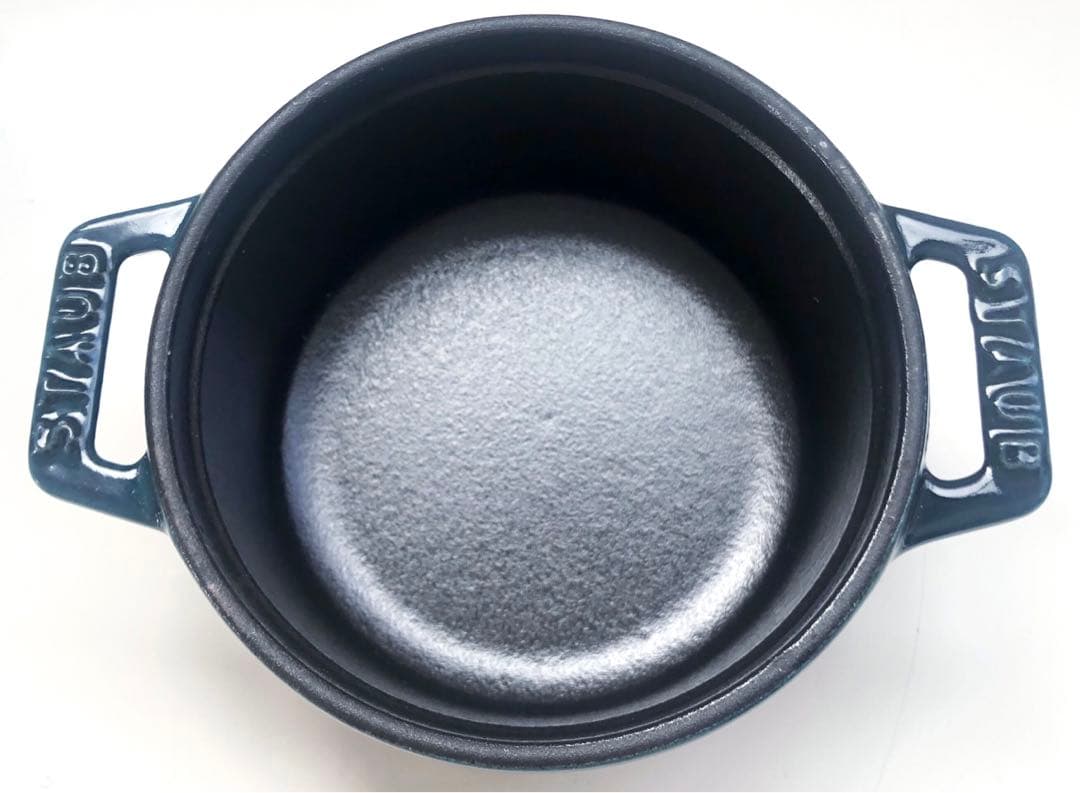 【新品】ストウブ ピコココットラウンド10cm ラ・メール (生涯保証付)