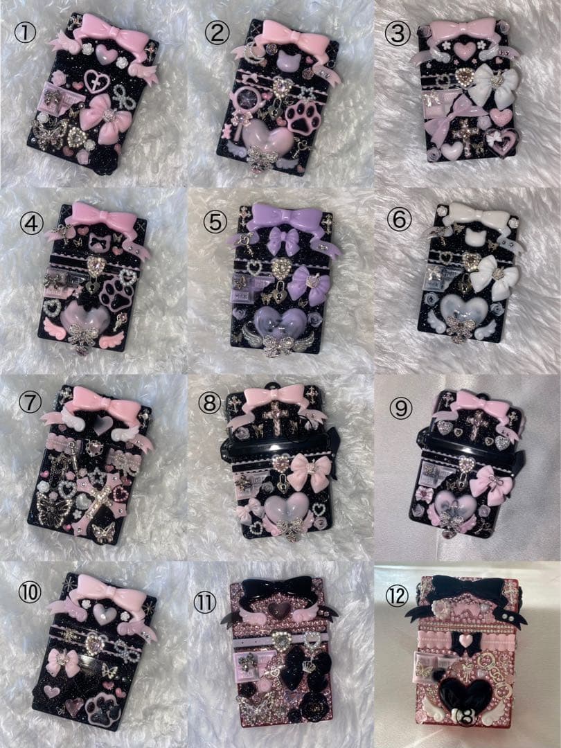 シガレットケースデコ スケルトンケースデコ マルチケースデコ オーダーページ