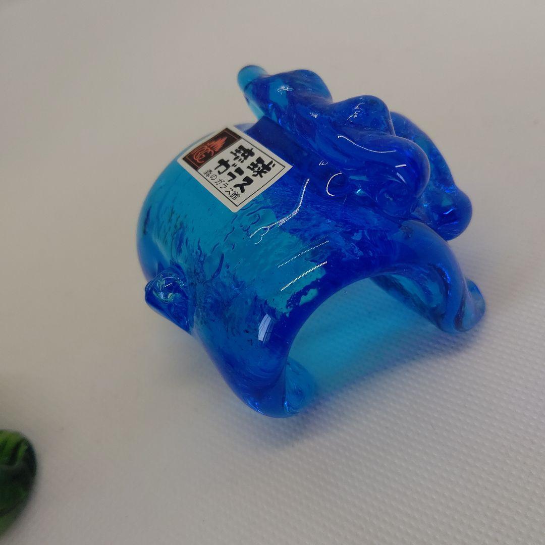 琉球ガラス 森のガラス館 シーサー ガラス置物 ガラス細工 沖縄 お土産