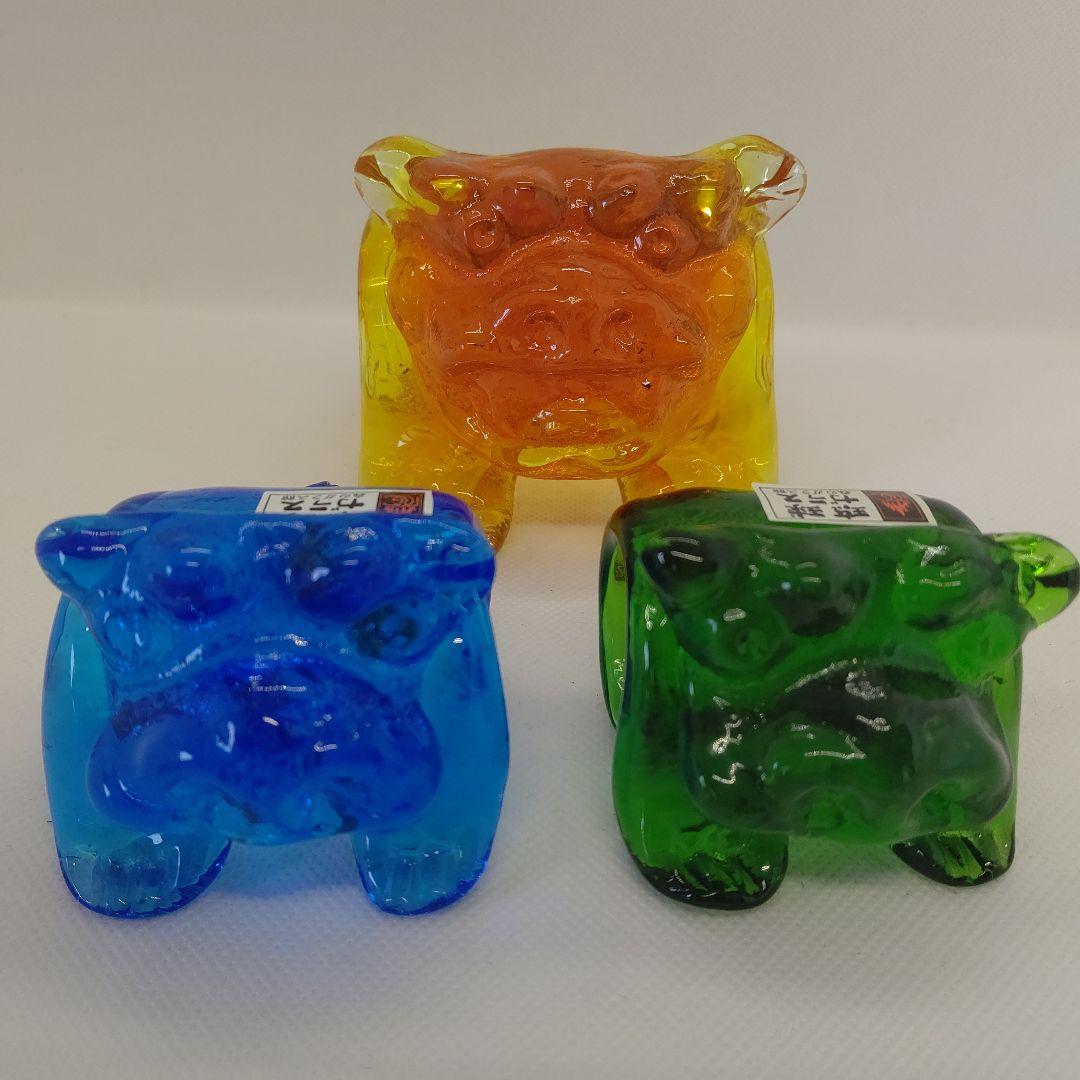 琉球ガラス 森のガラス館 シーサー ガラス置物 ガラス細工 沖縄 お土産