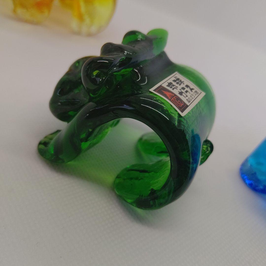 琉球ガラス 森のガラス館 シーサー ガラス置物 ガラス細工 沖縄 お土産