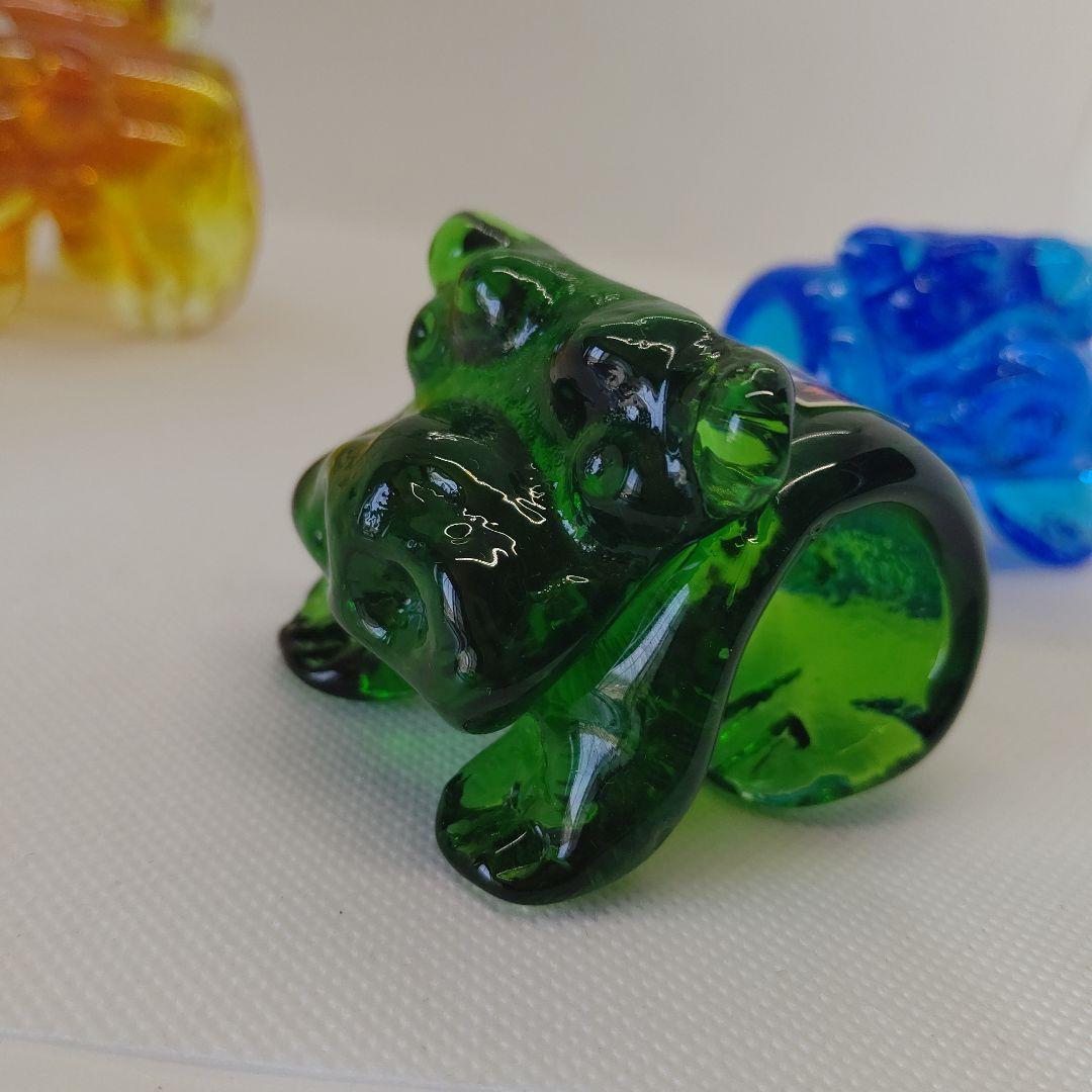 琉球ガラス 森のガラス館 シーサー ガラス置物 ガラス細工 沖縄 お土産