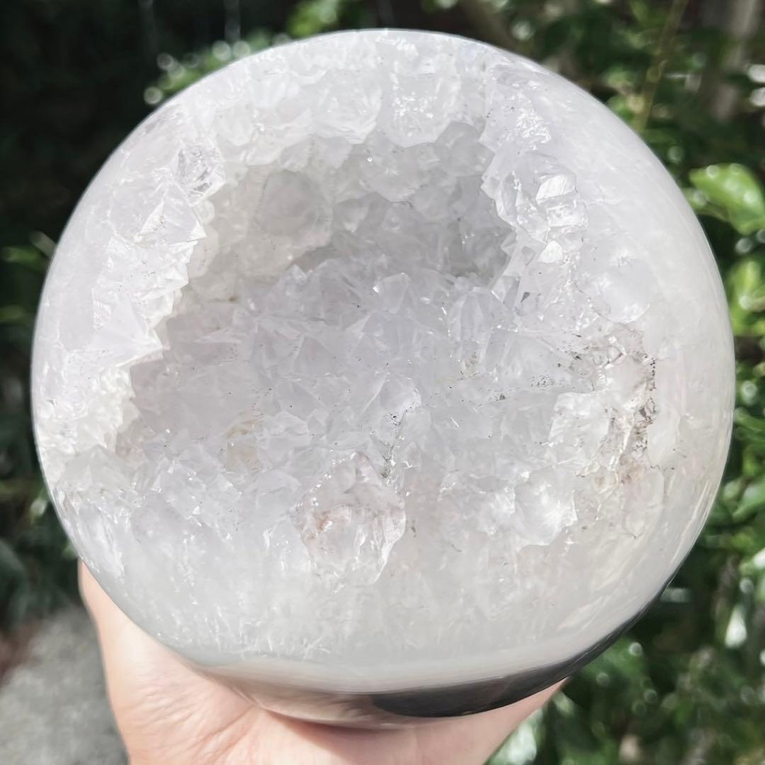 ✳️珍品☆希少価値ある極上品☆3.12kg‼️☆究極美麗 笑口☆ホワイト アメジスト