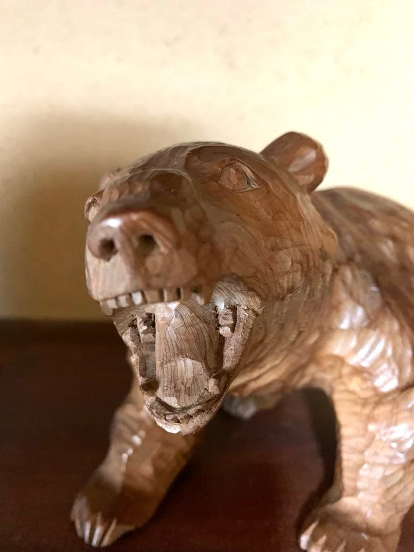 現代の名工　平塚賢智　　木彫り熊