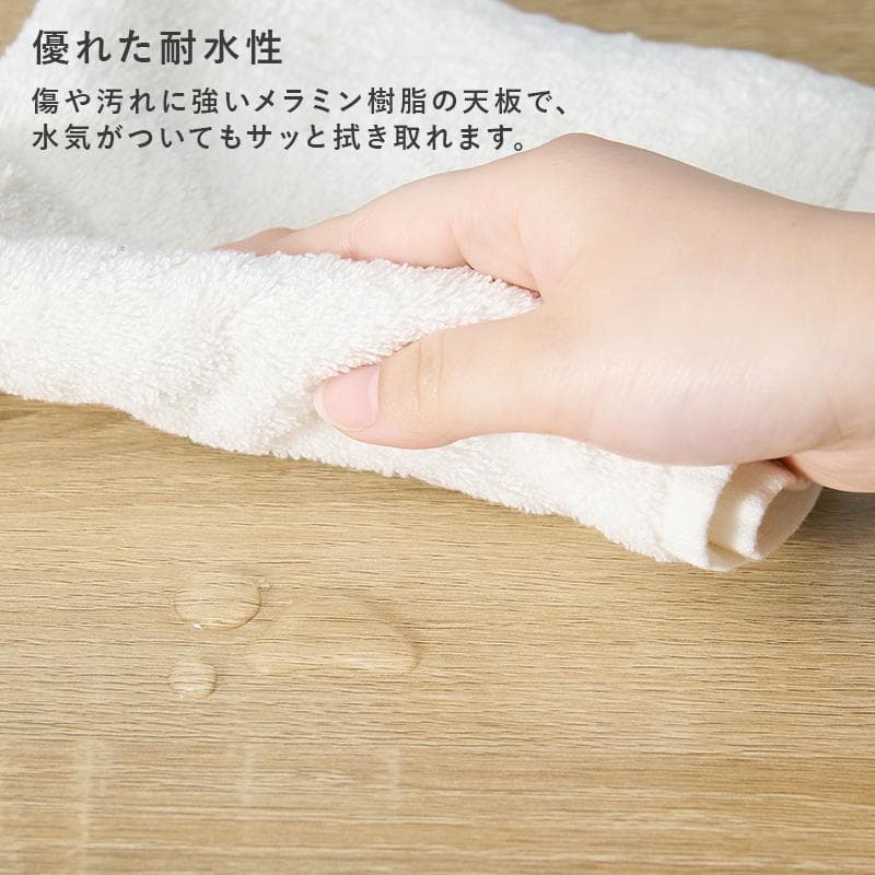 【幅60㎝】ごみ箱上ラック キッチンカウンター レンジ台 【ダークブラウン】